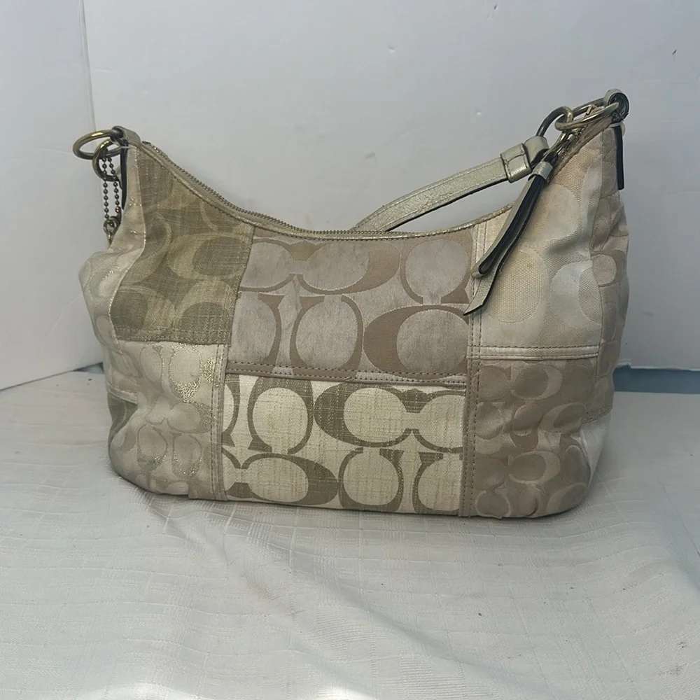 Coach gold metallic